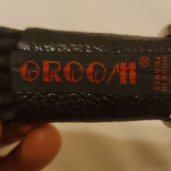 GROOM leather belt made in France. - Picture 6 of 8